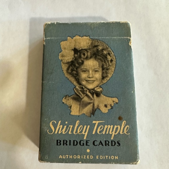 Source Unknown Other - Shirley Temple Bridge Cards